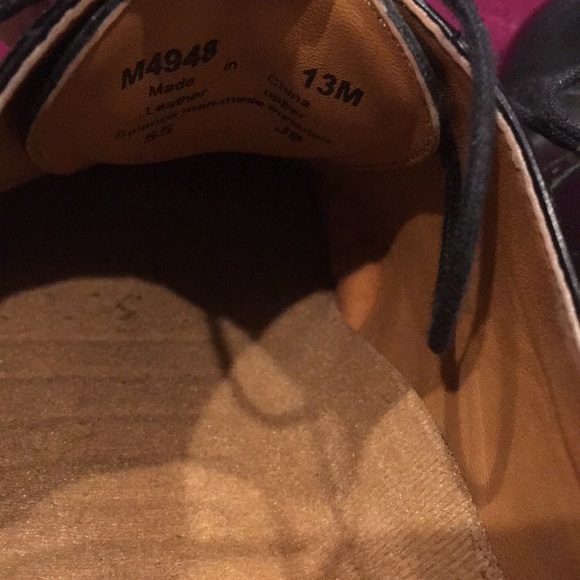 3/$60 Rockport Ortho cap toe black shoes. Sz 13M - Picture 6 of 8